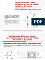 Polarizacion Por Divisor de Voltaje AC Transistores Bipolares