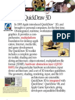 QuickDraw 3D Fact Sheet