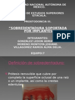 Sobredentaduras SOBRE IMPLANTES