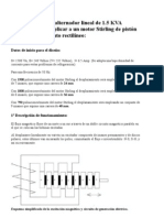 Alternador Lineal Cilindrico 1.5 KVA