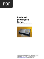 Lovibond PFX995/950 Series: Operators Instruction Manual