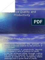 Service Quality and Productivity