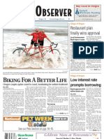 Regon Bserver: Biking For A Better Life