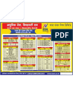 BSNL Tariff Poster