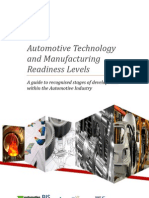 Automotive Technology and Manufacturing Readiness Levels