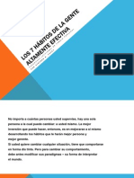 Los 7 Hábitos de La Gente Altamente Efectiva
