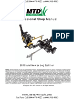 Log Splitter Repair Manual MTD Cub Cadet 2010 and Newer