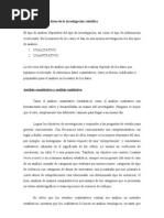 Filosofía Análisis Cuantitativo y Análisis Cualitativo