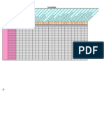 Sample Training Matrix