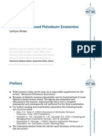 Advanced Petroleum Economics Staber