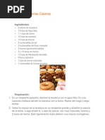 Receta de Donas Caseras