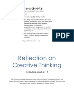 Reflection On Creative Thinking