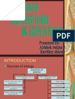 Present Scenario of Solar Energy in India and Scope in Future