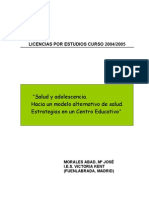 Salud y Adolescencia Parte Primera