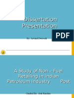 Non Fuel Retailing - Presentation - Arvind Dwivedi