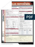 Calculus Reference (SparkCharts)