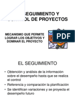 Tres - El Seguimiento y Control de Proyectos Agosto 2007