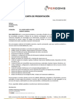 Carta de Presentacion FDA Computer Sac - Uen Percoms