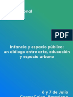 Jornada Internacional INFANCIA Y ESPACIO PÚBLICO - Arte, Educación y Espacio Urbano