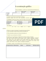 Exercícios de Acentuação Gráfica