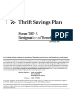 Thrift Savings Plan: Form TSP-3