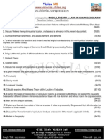 Ias Main Geography Human Geography Models Theories and Law in Human Geography