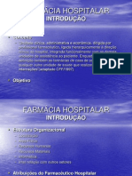 Farmacia Hospitalar Introducao