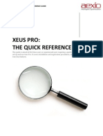 Aexio Xeus Pro 2012 Quick Guide