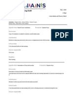 Parent Forum Meeting Draft Minutes: Agenda Item: Presenter: Discussion