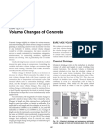 Volume Changes of Concrete