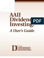 AAII Dividend Investing - User Guide