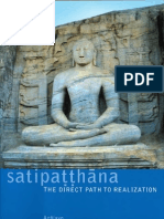 Satipatthana The Direct Path To Realization