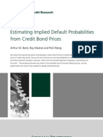 (Lehman Brothers) Estimating Implied Default Probabilities From Credit Bond Prices