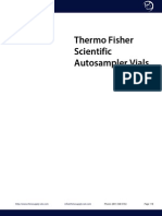 8 Thermo Fisher Autosampler Vials - End User