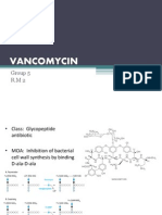 Vancomycin: Group 5 R.M 2