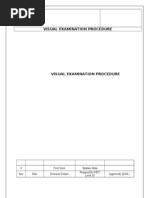 Visual Examination Procedure