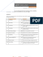 Activity Sheet Episode 7: The Speaking Test