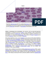 Platelets Information