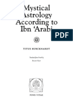 Titus Burckhardt Mystical Astrology According To Ibn Arabi