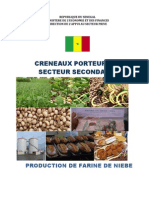 Production de Farine de Niébé