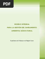 Modelo Integral para El Saneamiento Ambiental Basico Rural (Bajado de Internet)