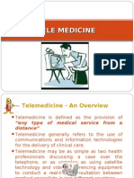 TELEMEDICINE, EMR, Role of IT in HM