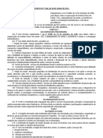 Decreto Nº 7.508 - 2011 Regulamenta A Lei 8.080 - 1990