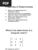 3.2 Properties of Determinants