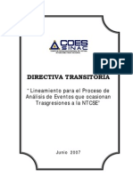 Directiva Transitoria-Lineamientos Analisis CTAF - Coes