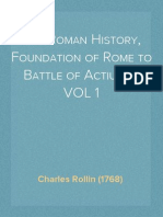 The Roman History, Foundation of Rome To Battle of Actium, VOL 1 of 10 - Charles Rollin (1768)