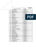 SL - No. Name of The Student Roll - No.: Exam Fees 29.03.2012