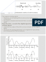 The Original Analog Signal: Next The DAC Converts The Digital Signal Back Into An Analog Signal