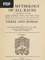 Mythology of All Races VOL 1: Greek and Roman 1916 