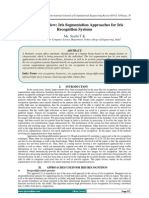 Literature Review: Iris Segmentation Approaches For Iris Recognition Systems